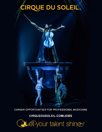 Cirque du Soleil - Various Career Opportunities for Musicians