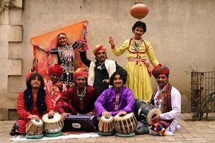 Dhoad Gypsies From Rajasthan Touring in Europe Feb to Dec 2009 .