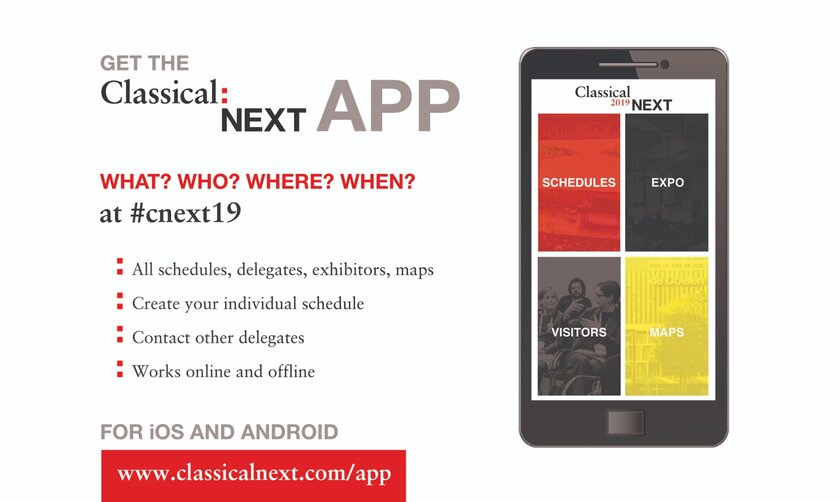Download Your Classical:NEXT 19 App Here!