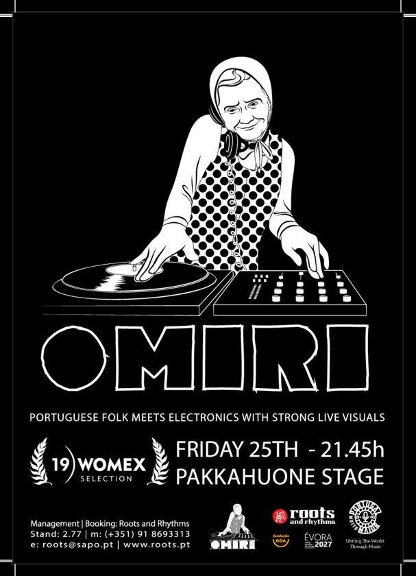 OMIRI live at WOMEX tomorrow friday 25.10 PakkaHoune