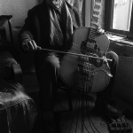 Giovanni Scanu, older guitar player in sardinia, plays Paolo Angeli's guitar