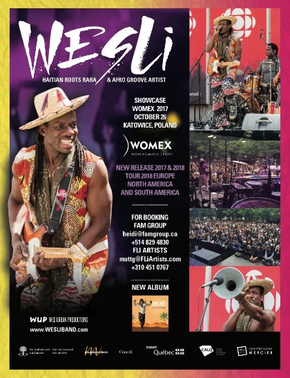 WESLI in showcase Oct 26th 00:45 at ICC - Womex 17