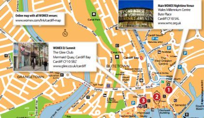 WOMEX 13 CARDIFF * WOMEX Guide & Location Kit Online
