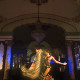 Flamenco dancer performs to DJ Los Rumbers