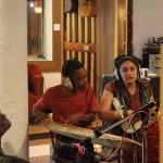 Trying a new song on my Chardah (instrument) & Deo Munyakazi's Inanga, at Impression Studios, Berlin '17
