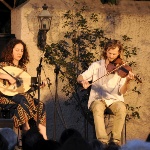 Neda performing at the Museum of Greek Folk Music Instruments