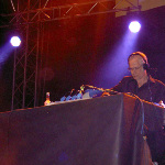 Scratchy on stage at the Trutnov Festival, Czech Republic