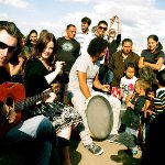 Titi Robin, Maria Robin, Ze Luis Nascimento & Francis Varis @ the gypsy camp in Ivry (France)