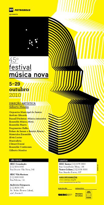 45 Festival Musica Nova - the older festival of contemporary music of latin America
