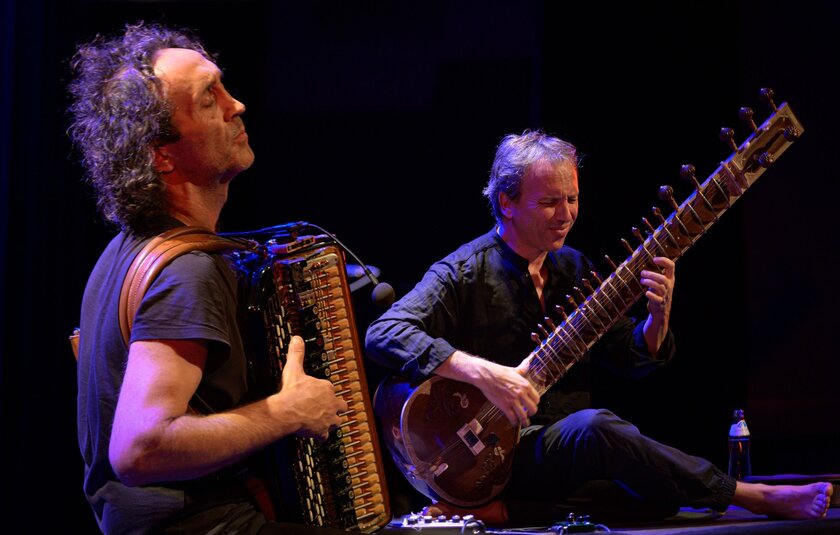 L.Biondini & K.Falschlunger - accordion/sitar - Once in a Blue Moon