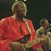 Franco Luambo & OK Jazz orchestra in the Zaire 1974 concert in Kinshasa, film still from The Rumba Kings, by Shift Visual Lab LLC