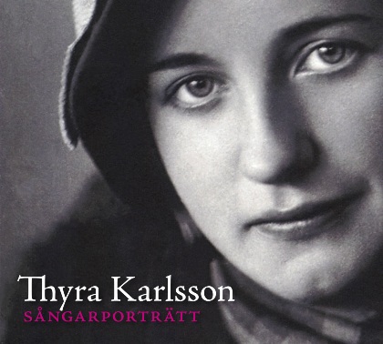 Portrait of a singer - Thyra Karlsson