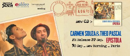 Carmen Souza & Theo Pascal - NEW CD EPISTOLA