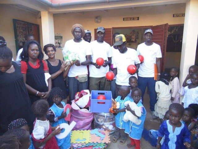 Donations distribution in schools and kinda gardens