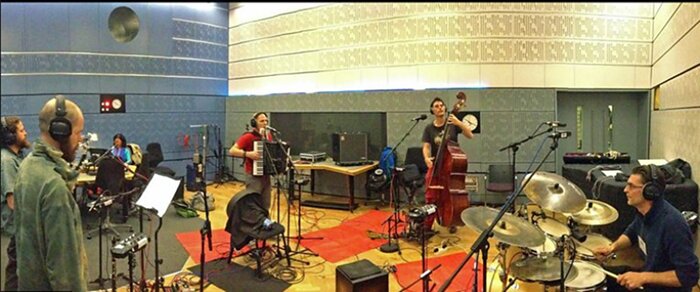 Jaune Toujours in the studio with Lopa Kothari on BBC Radio 3