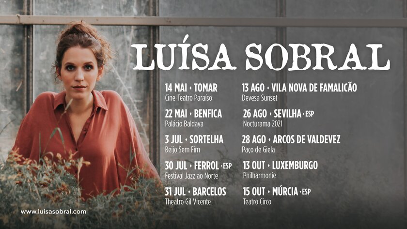 Luísa Sobral's tour passes through Portugal, Spain Luxembourg