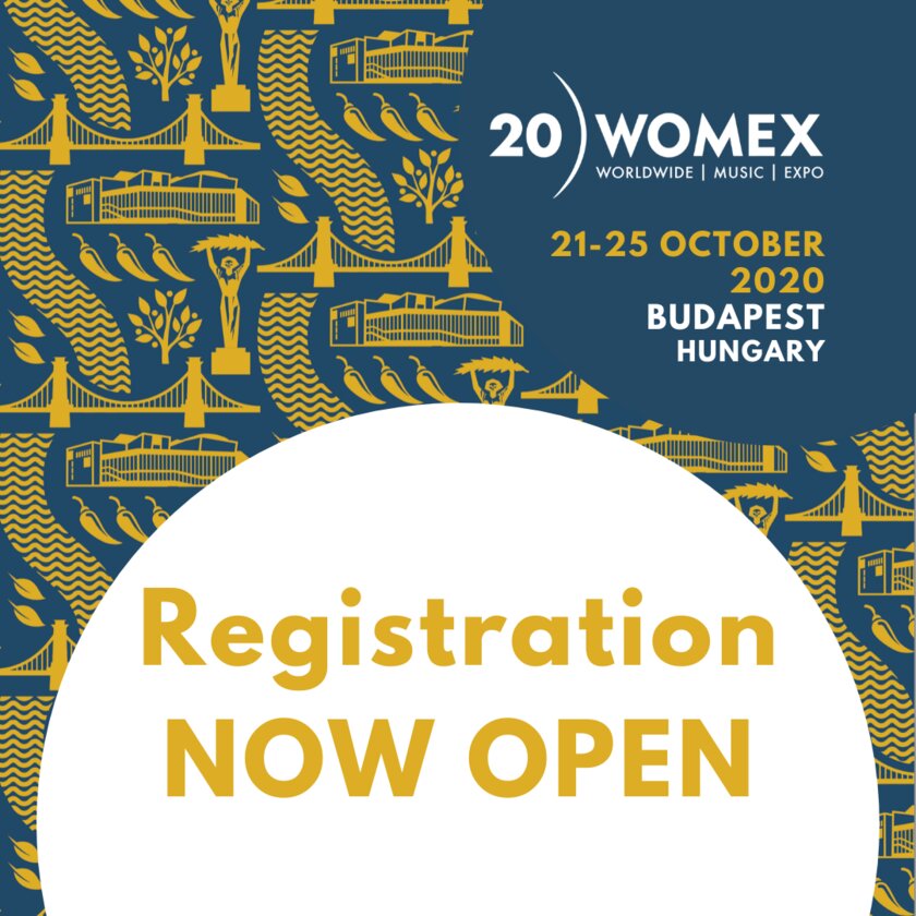 Registration NOW OPEN - WOMEX 20