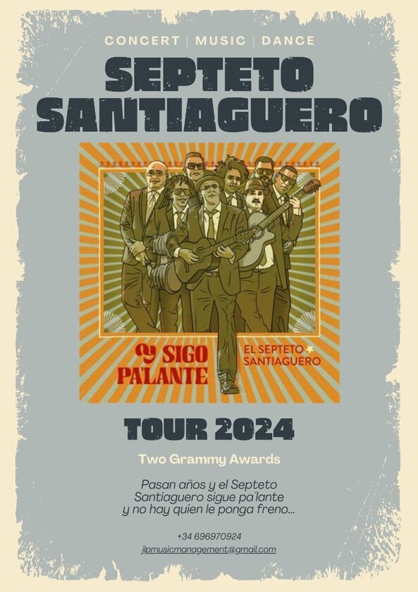 Septeto Santiaguero Nuevo Tour Europeo 2024