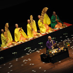 Buddhist monks choir Kashôken, performing at Stimmen 2008