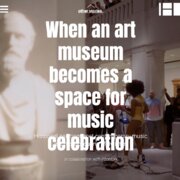 When an art museum becomes a space for music celebration