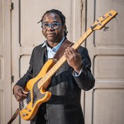 Désiré Somé (Burkina Faso/Belgium) - bass & backing vocals - photo credit Björn Comhaire