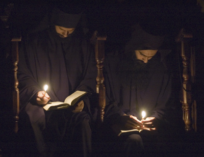 Choir of Vatopaidi Fathers, Mount Athos