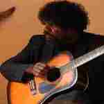 Frank Yamma with guitar