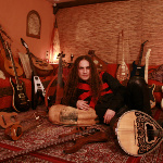 Amir-John Haddad with some of his instruments