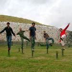 Kerekes Levitating at Newgrange Meath in Ireland