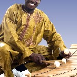 Mamadou with his balafon