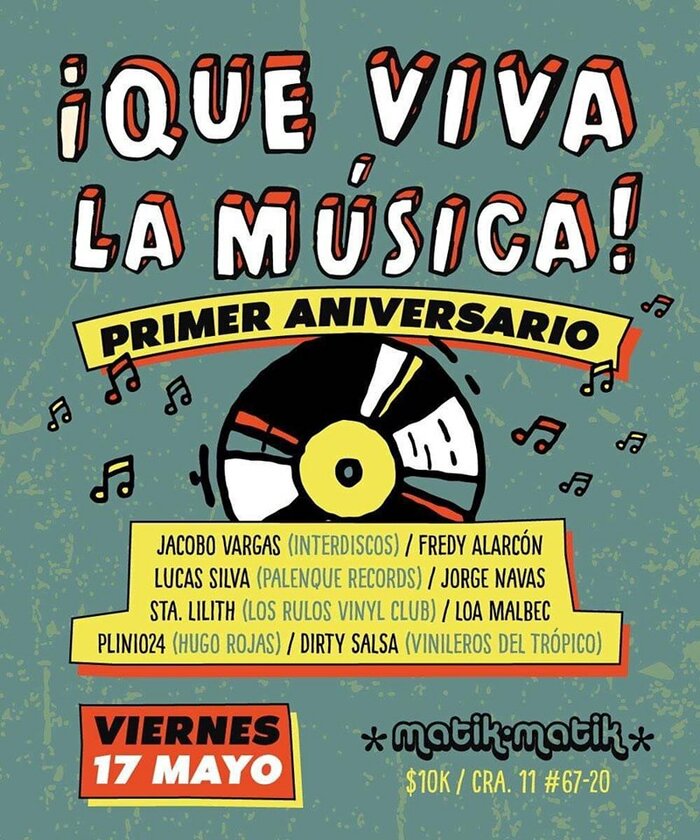 ¡Que Viva la Música! Vinyl Record Party & Meeting