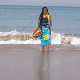 Stella Chiweshe at the sea