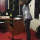 Prince Nyanyo Afrodess in the studio
