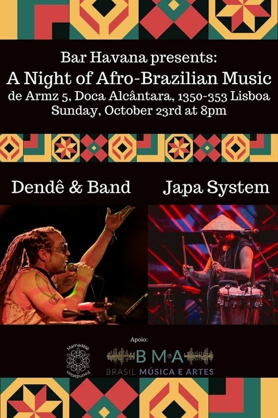 Dendê & Band - Noite de Musica Afro-Brasileira // Night of Afro-Brazilian Music