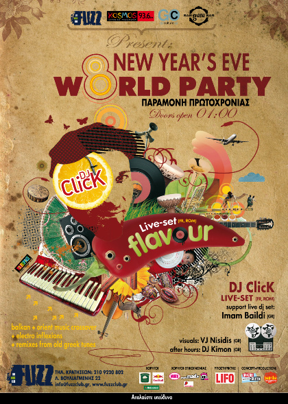 DJ ClicK Flavour Live Set - New Year's Eve W8rld Party