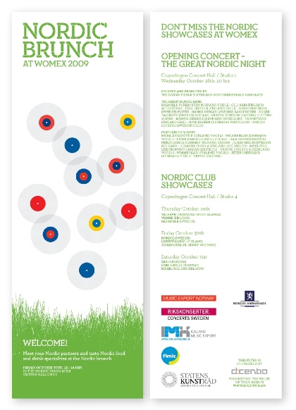 GUDRUN HOLCK @ WOMEX09 - Nordic Brunch Friday 30th 12 - 14 hrs - STAND CH-1, Centre Hall, WOMEX Copenhagen
