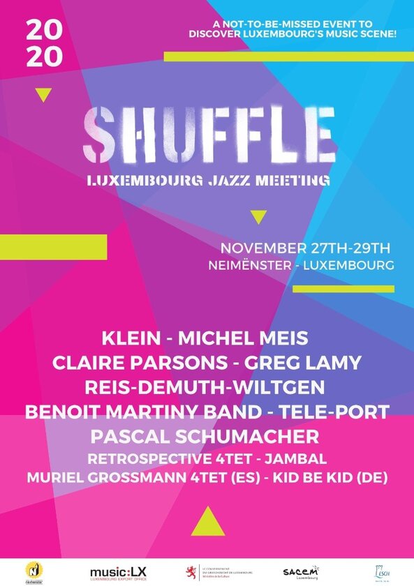 SHUFFLE - Luxembourg Jazz Meeting - Biggest showcase festival of the Luxembourgish Jazz&World scene