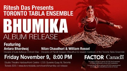 Toronto Tabla Ensemble - BHUMIKA CD Release