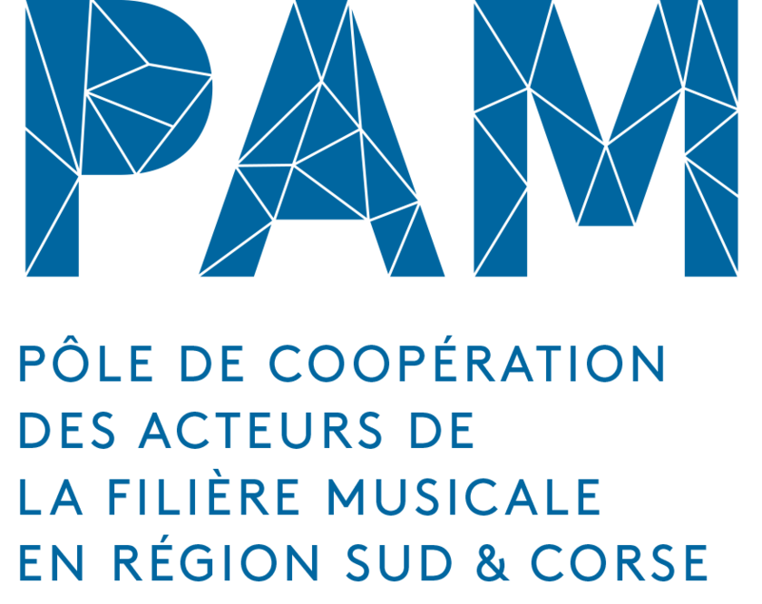 PAM - Pole de Coopération des Acteurs de la Filière Musicale en Région Sud Logo