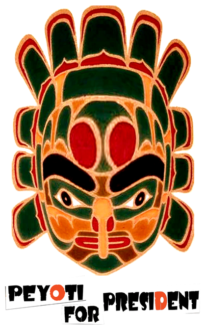 Peyoti for President Logo