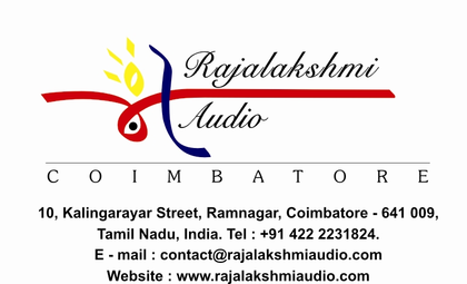 Rajalakshmi Audio Logo