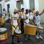 Recording session in Salvador de Bahia, bloco Swing do Pelô