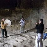 Mario Crispi & friends plays into the neolithic Gurfah Grottoes