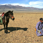 Khash-Erdene Tserendavaa, Field Work for the Anthology of Mongolian Khöömii, 2015 © Nomindari Shagdarsuuren 