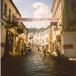 Small street in Gjirokastër, 2004, (c) Ardian Ahmedaja